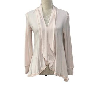 Southcott Remington Cotton Modal Cardigan Pink Size XSmall Open Front
